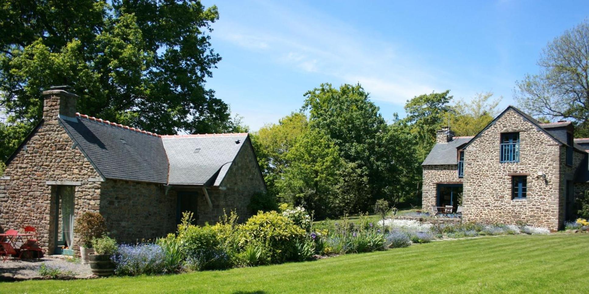 Bed and Breakfast Au Pont Ricoul Saint-Pierre-de-Plesguen Exterior foto