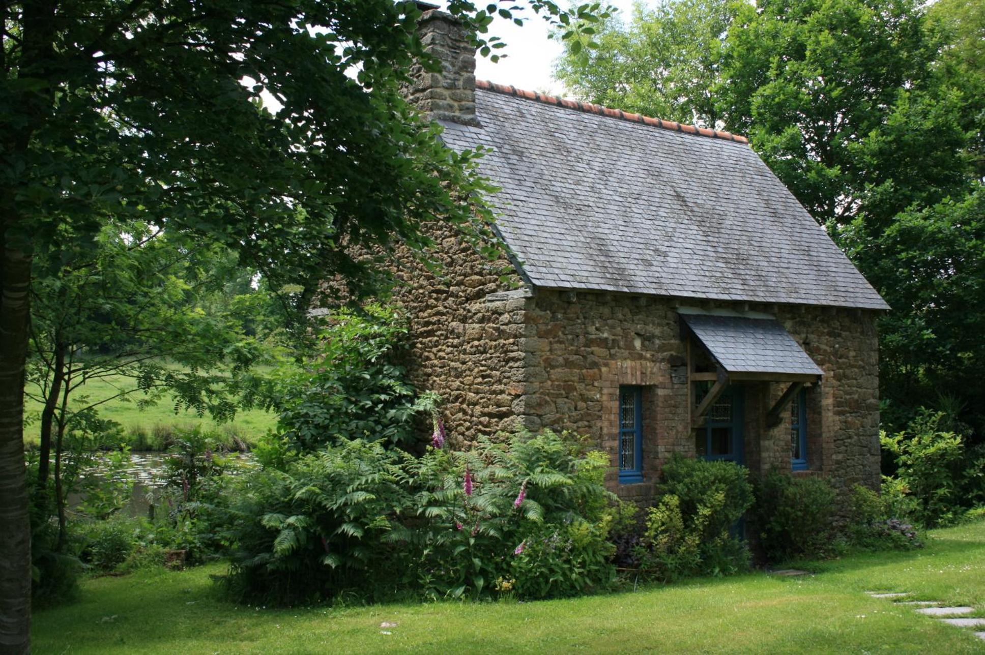 Bed and Breakfast Au Pont Ricoul Saint-Pierre-de-Plesguen Exterior foto