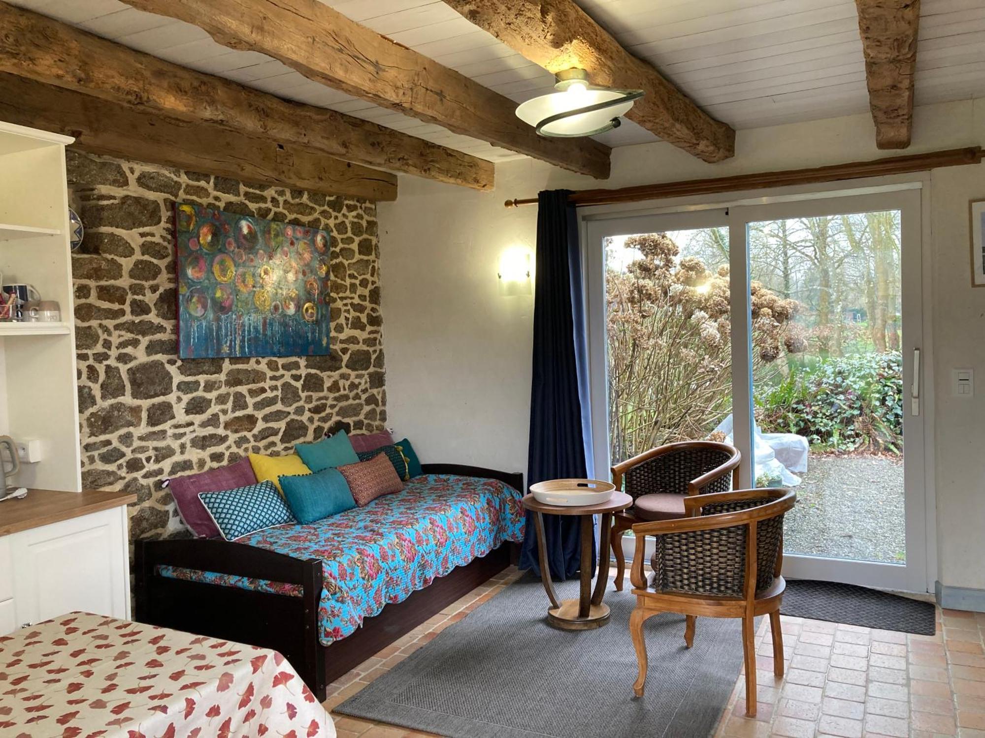 Bed and Breakfast Au Pont Ricoul Saint-Pierre-de-Plesguen Exterior foto